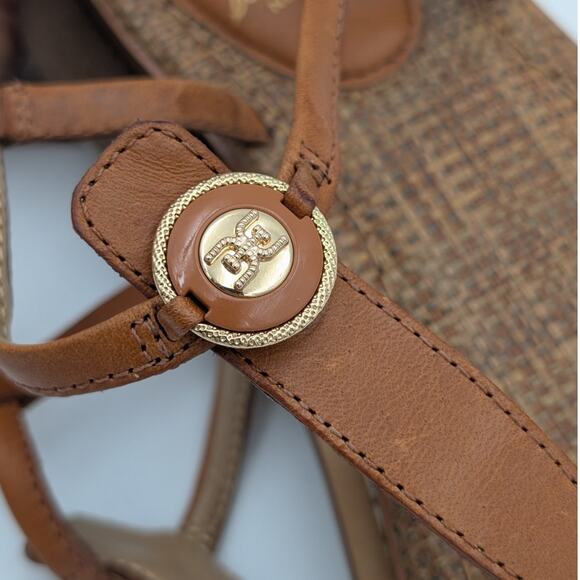 Sam Edelman Gigi Signet Sandal Women's Ankle Strap Dm-Saddle Size US6W EU36 - Picture 8 of 10